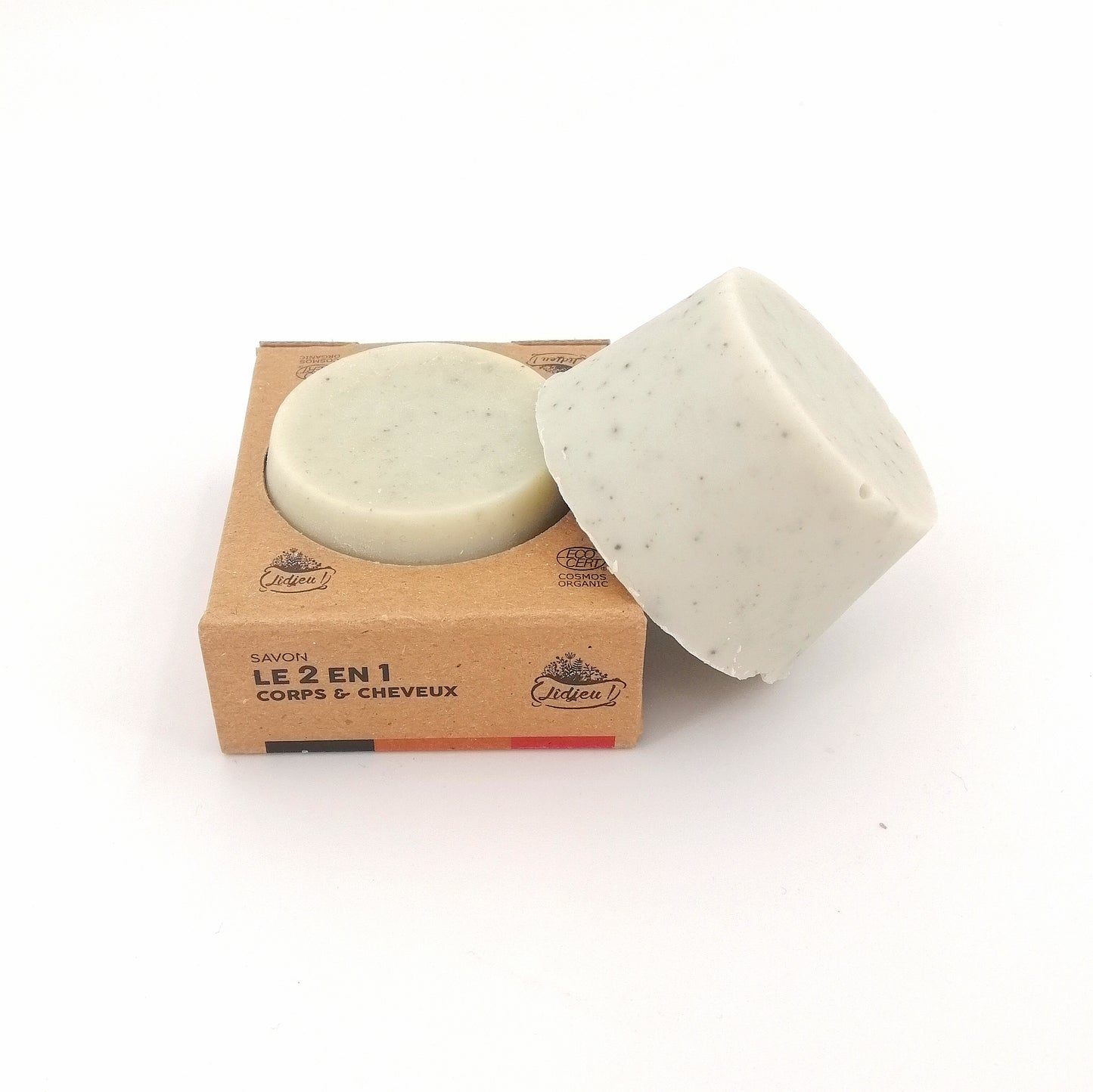 Le 2-en-1 (savon naturel et bio à l'huile d'argan pour corps et cheveux)