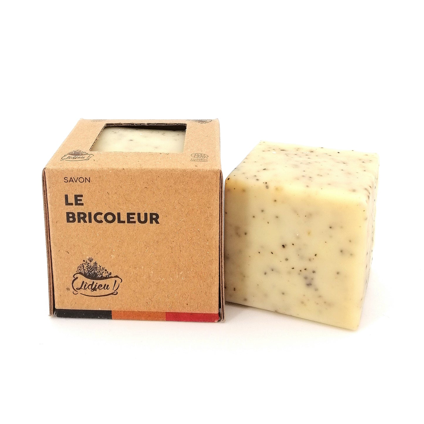 Le Bricoleur (savon naturel et bio très exfoliant au marc de café et huile de sésame)